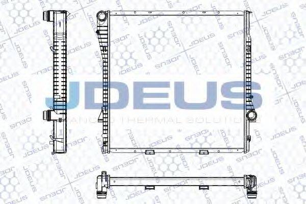 JDEUS RA0050730 Радіатор, охолодження двигуна