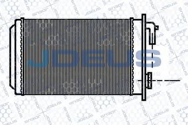 JDEUS 221M03 Теплообмінник, опалення салону