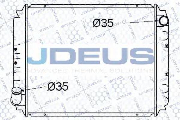 JDEUS 019M23B Радіатор, охолодження двигуна