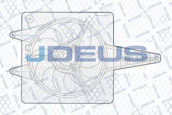 FIAT / LANCIA 7556709 Вентилятор, охолодження двигуна