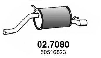 ASSO 027080 Глушник вихлопних газів кінцевий