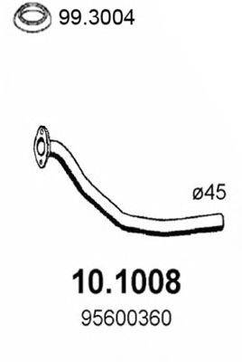 ASSO 101008 Труба вихлопного газу