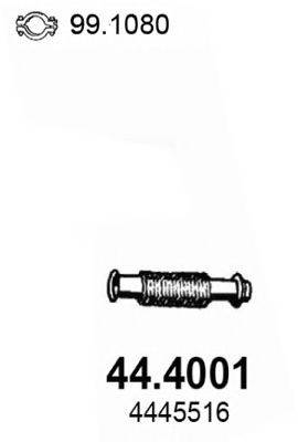 ASSO 444001 Труба вихлопного газу