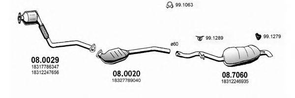 ASSO ART3193 Система випуску ОГ