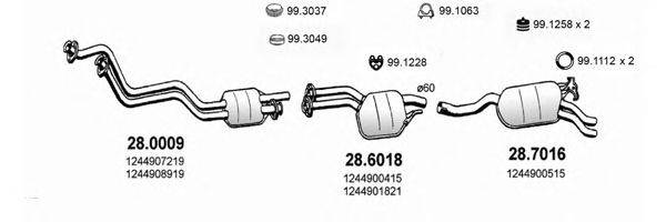 ASSO ART1417 Система випуску ОГ