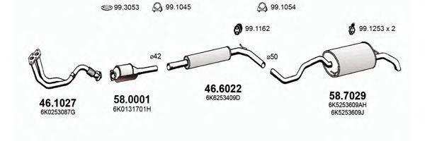 ASSO ART2912 Система випуску ОГ