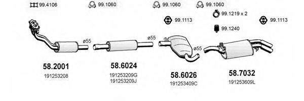 ASSO ART2680 Система випуску ОГ