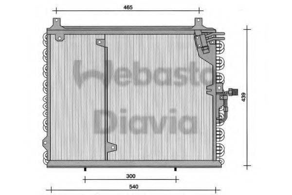 WEBASTO 82D0225038A Конденсатор, кондиціонер