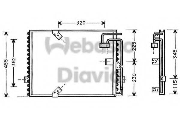 WEBASTO 82D0225239A Конденсатор, кондиціонер