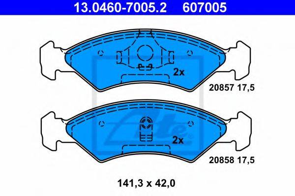 BOSCH F026000149 Комплект гальмівних колодок, дискове гальмо