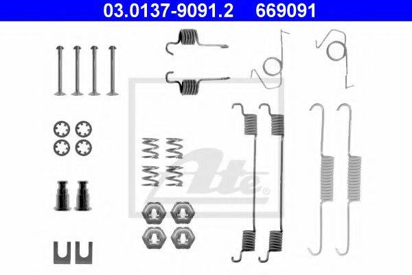 BENDIX 771018B Комплектуючі, гальмівна колодка