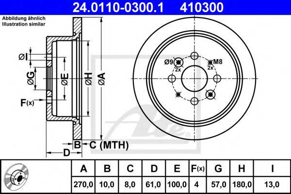 KIA 0K20H-26-251 гальмівний диск