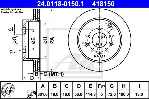 MAZDA L206-26-251A гальмівний диск