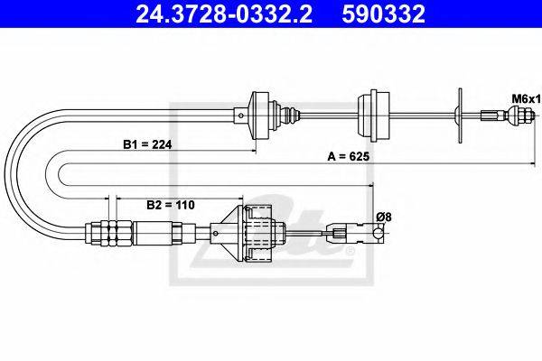 QUINTON HAZELL QCC1829 Трос, управління зчепленням