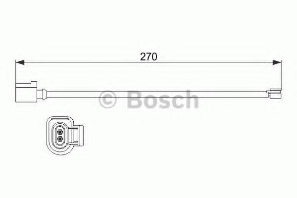 AUDI 991 609 171 00 Сигналізатор, знос гальмівних колодок