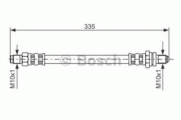 BOSCH 1987476600 Гальмівний шланг