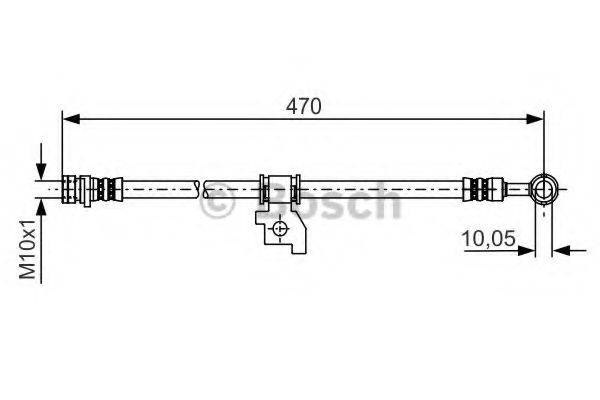 BENDIX 171671B Гальмівний шланг