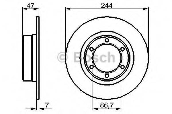 MAGNETI MARELLI 360406017500 гальмівний диск