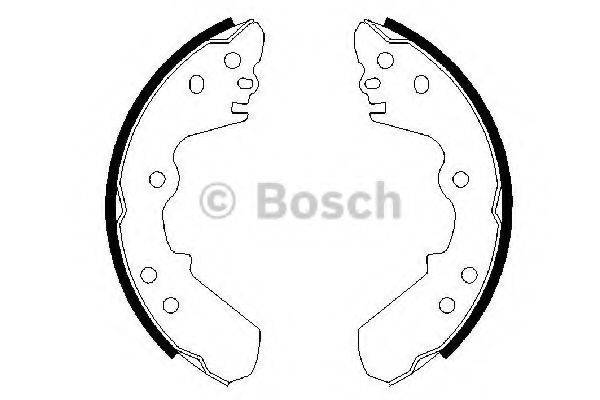 BOSCH BS776 Комплект гальмівних колодок
