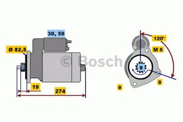 BOSCH 0001219005 Стартер