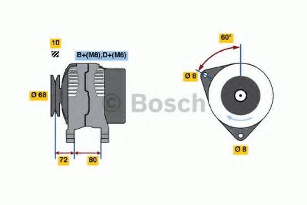 BOSCH 0123315004 Генератор