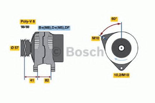 BOSCH 0123520019 Генератор