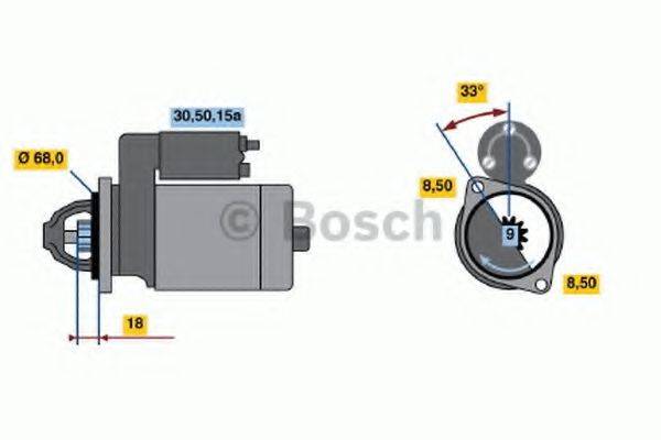 OPEL 90019308 Стартер