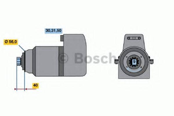 BOSCH 1297 Стартер