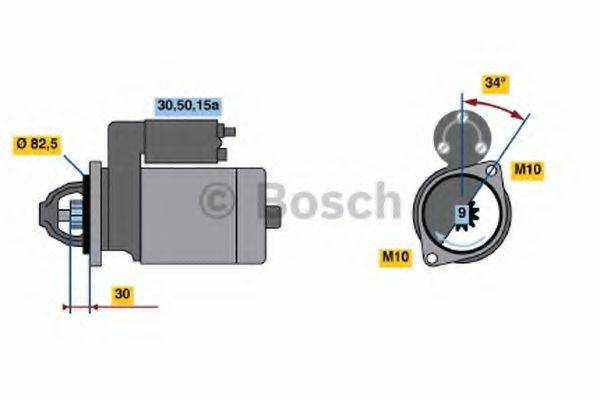 MERCEDES-BENZ 003 151 00 01 80 Стартер