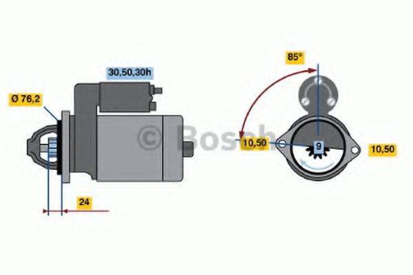 BOSCH 0986017160 Стартер