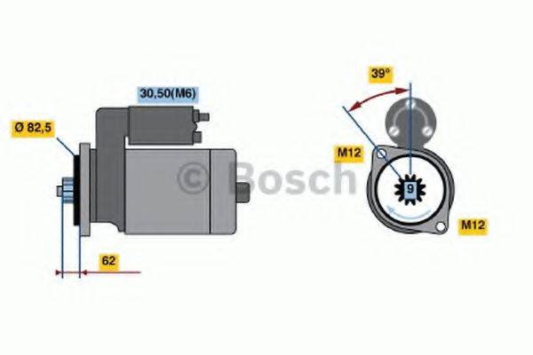 BOSCH 0986022460 Стартер