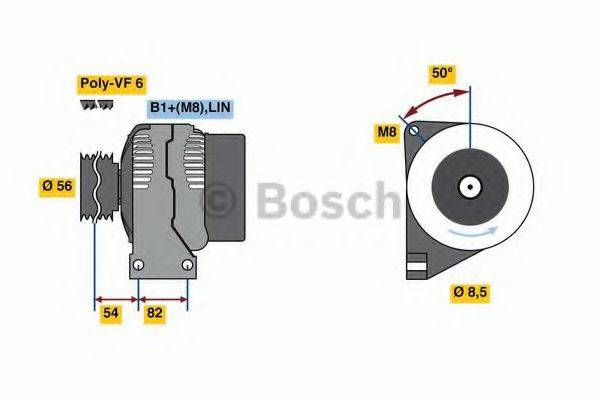 BOSCH 0986047380 Генератор