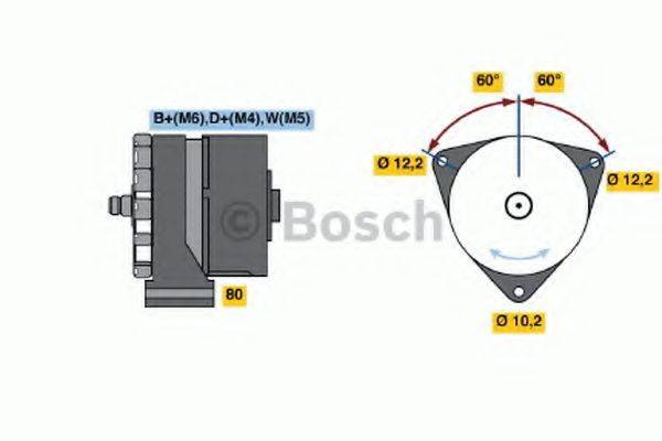 BOSCH 9120080183 Генератор