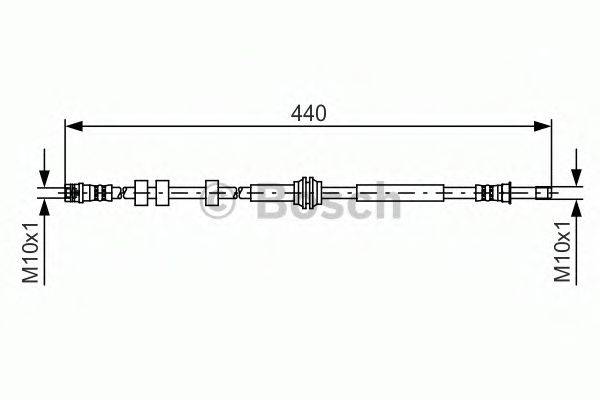 BENDIX 173114B Гальмівний шланг