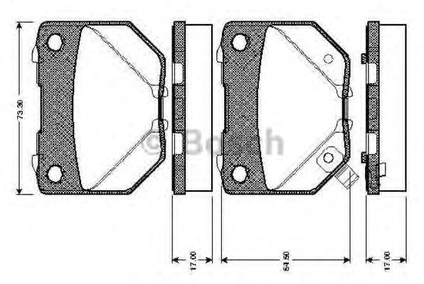 BOSCH 0 986 TB2 198