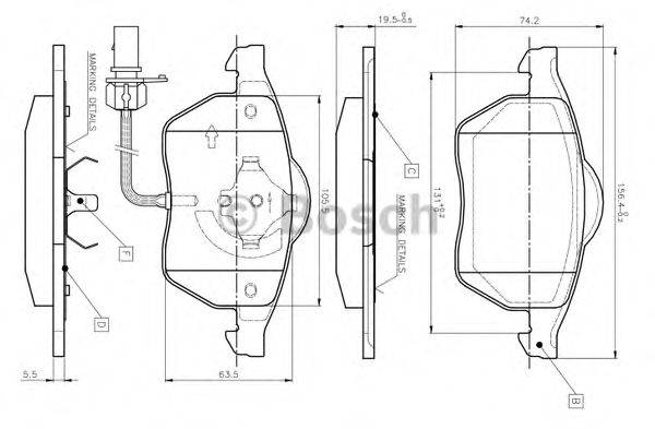 BOSCH 0 986 TB2 018