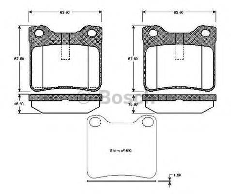 BOSCH 0 986 TB2 176