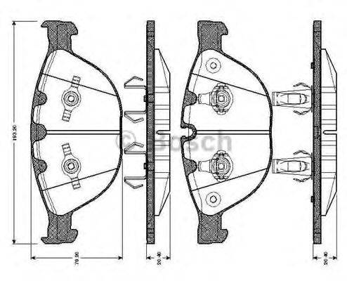 BOSCH 0 986 TB2 847