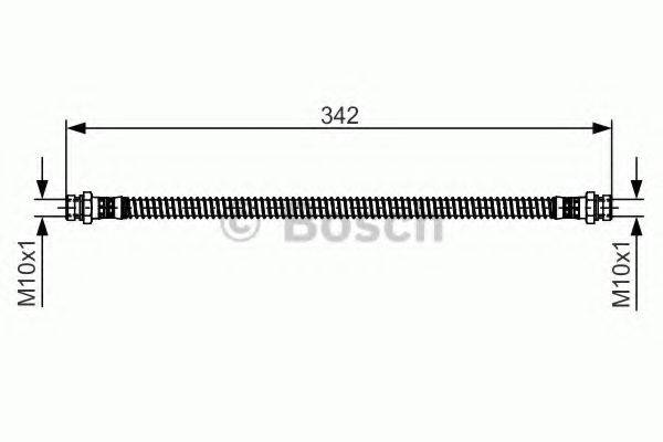 BENDIX 173221B Гальмівний шланг