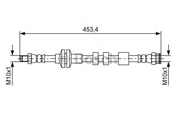 FIAT 51851048 Гальмівний шланг