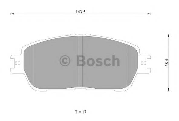 TOYOTA 04465-33280 Комплект гальмівних колодок, дискове гальмо