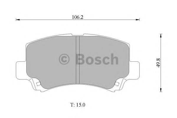 SUZUKI 55810 75F31 000 Комплект гальмівних колодок, дискове гальмо