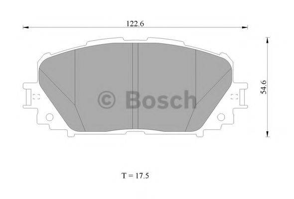 TOYOTA 04465-52190 Комплект гальмівних колодок, дискове гальмо