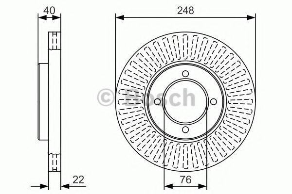 TOYOTA 4351222080 гальмівний диск