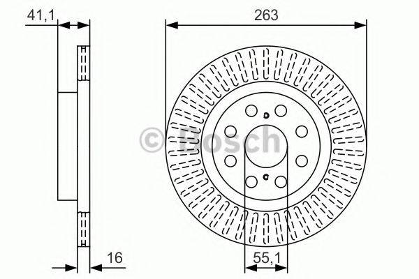 TOYOTA 4243148080 гальмівний диск