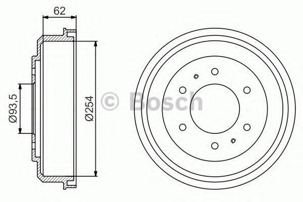 HYUNDAI 5276144000 Гальмівний барабан