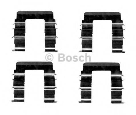 BOSCH 1987474650 Комплектуючі, колодки дискового гальма