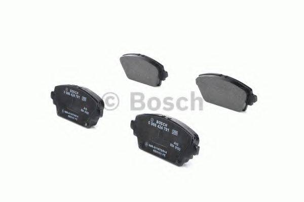 BOSCH 0986424791 Комплект гальмівних колодок, дискове гальмо