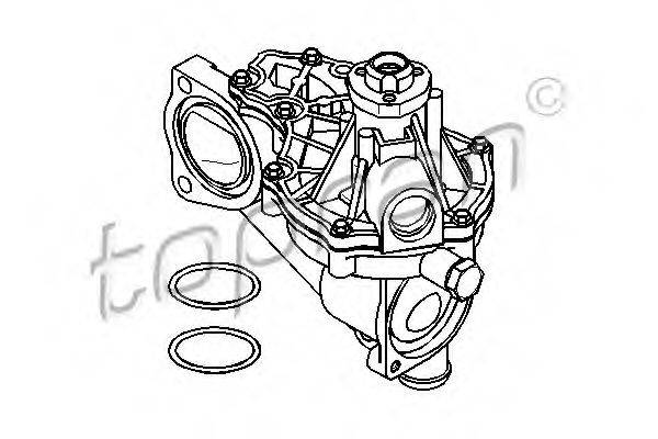 TOPRAN 108077 Водяний насос