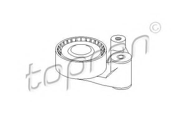 TOPRAN 500256 Натяжний ролик, полікліновий ремінь
